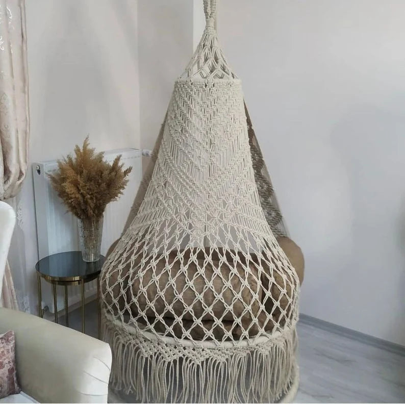 Macrame Swing For Kids And Adults - Leechoo